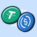 Will USDC hit 50% of USDT market cap by ___?